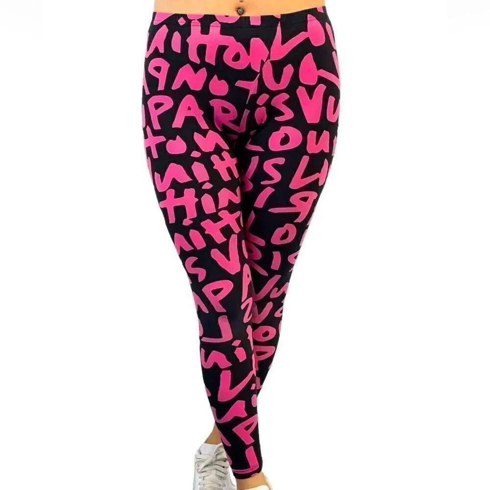 RARE Louis Vuitton Stephen Sprouse graffiti legging size small NWOT￼